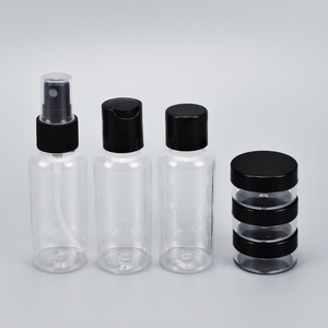 Botellas de cosméticos de viaje de 100 ml, juego portátil, aprobado para llevar en el equipaje, para el cuidado facial - Product Image 2
