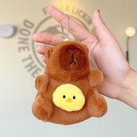 Vente en gros Nouveau porte-clés en peluche Capybara mignon 11cm 10cm 4 pouces Plus de 20 modèles disponibles pour Mega Mini Machine à griffes
