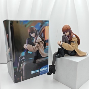 ฟิกเกอร์การ์ตูนมาคิเสะ คุริสึ จากอนิเมะ <span class=keywords><strong>Steins</strong></span> <span class=keywords><strong>Gate</strong></span> ขนาด 12 ซม. น่ารักนั่งอยู่ ตัวละครการ์ตูน ของเล่นฟิกเกอร์ PVC - Product Image 1