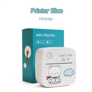 Wilress Thermische Mini Printer Draagbare Inktloze Sticker Maker Smart Inkless Print Label Foto Printers Sticker Printers