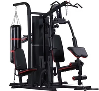 Équipement d'exercice de forme physique complet de gymnase commercial entraîneur multifonctionnel de 3 et 5 stations pour la musculation et l'exercice