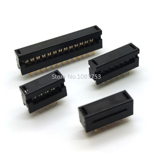 Connecteur FD, pas de 2,54 mm, DIP 6 8 10 12 14 16 18 20 24 <span class=keywords><strong>26</strong></span> 30 <span class=keywords><strong>34</strong></span> 40 50 broches, adaptateur IDC, câble plat 1,27 mm - Product Image 3