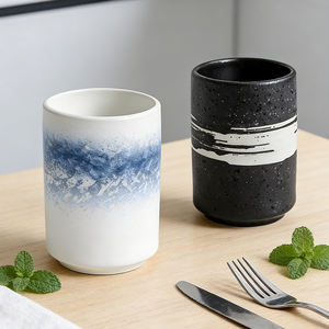 Taza de Té Japonesa Personalizada, Tazas de Té de Cerámica y Porcelana sin Asa, Modelo Asiático para Té Matcha, Té Verde y Capuchino - Product Image 3