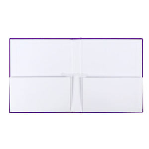 Support Customization Custom Linen Fabric Cover <b>A4</b> Presentation <b>Folder</b> Printing 2 Pocket <b>Folder</b> With Logo - Product Image 5