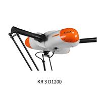 Robot Delta KUKA KR3 D1200, charge utile de 3 kg, portée de 1200 mm, cobot, robots parallèles avec PLC, boîte de vitesses, moteur, composant principal pour la palettisation