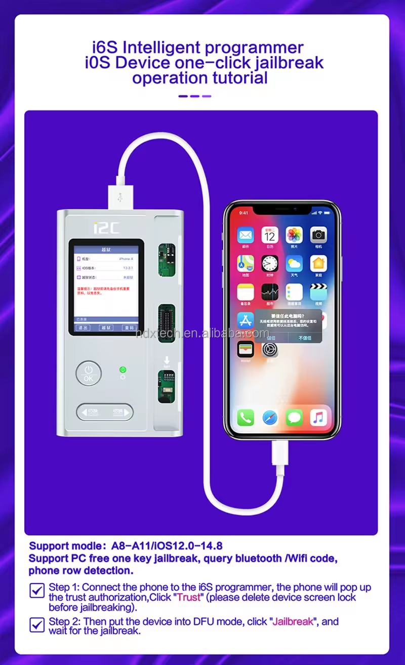 I2C I6S Intelligent Programmer for Iphone 6-14 Pro Max Repair