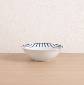 Juego de Vajilla Moderna de Porcelana Fina INS Popular, 2 Diseños con Borde Salpicado y Rayado, Plato y Tazón, para Cocina, Hotel, Restaurante, Venta al por Mayor - Product Image 3