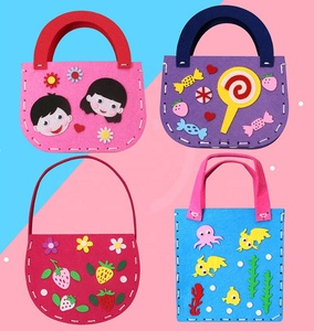 <span class=keywords><strong>Kit</strong></span> de Sac à Main DIY Éducatif pour Enfants – Formes Géométriques en Tissu Non-Tissé – Bricolage Unisexe pour Enfants - Product Image 1