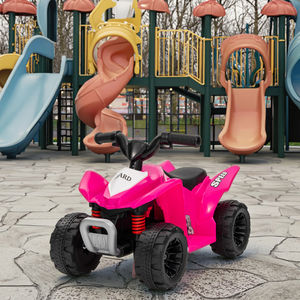 سيارة لعبة بلاستيكية كهربائية ملونة تعمل بالبطارية 6 فولت بأربع عجلات مع مشغل موسيقى MP3 للأطفال من 2 إلى 4 سنوات لتمرين التوازن - Product Image 2