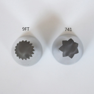 741 9FT Large 304 Stainless Steel Star Piping Nozzle For Cake Decorating Reusable Baking Tool - Product Image 2