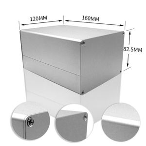 EBM Industrial <b>Metal</b> PCB Instrument Housing OEM ODM Custom Aluminum Alloy Profile Electronic Power Control Switch <b>Box</b> Enclosure - Product Image 6