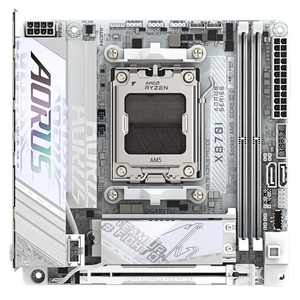 Mới Gigabyte x870i AORUS Pro Ice AM5 AMD 9000 CPU DDR5 usb4 cổng PCIe 5.0 Wifi 7 chơi game Bo mạch chủ X870 <span class=keywords><strong>ITX</strong></span> mothoerbaords - Product Image 4