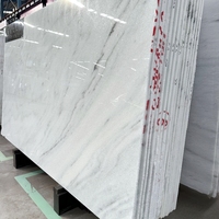 Dalles de marbre blanc Dolomite de Columbia - Écologiques, imperméables, design moderne pour tables basses, carreaux, design graphique, prix compétitif