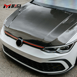 폭스 바겐 골프 7.5 Mk7 R RZ 스타일 엔진 커버에 대한 자동차 수정 액세서리 탄소 섬유 엔진 후드 커버 - Product Image 3