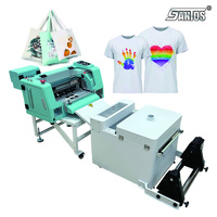 Impresora Digital DTF Automática de Doble Cabezal XP600 I1600 I3200, Tamaño A3, para Impresión de Camisetas y Textiles, con Película Termoadhesiva