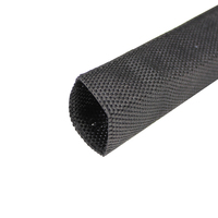 Manchon thermorétractable flexible en tissu polyester tressé – Température de fonctionnement de -40 à 125°C – Protection des câblages
