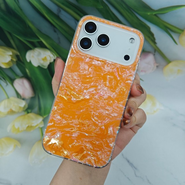 IMD TPU+PC Mobile Phone Case for Iphone 6 7 11 12 13 14 15 16 Orange 17 Pro Max Phone Pouches for Samsung Oppo Vivo Redmi Models