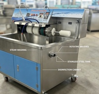 Machine de lavage et de désinfection automatique à vapeur pour chaussures, équipement de nettoyage multi-brosses pour baskets
