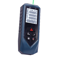 Distance laser numérique portable 60m 80m 100m LCD 4 lignes affichage laser vert mètre