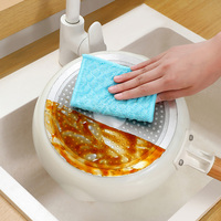 Chiffons de nettoyage de cuisine rectangulaires en microfibre écologiques - Séchage rapide, résistants à l'huile, anti-rayures, multi-usages