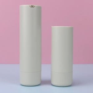 Packaging 45ml Rotating Airless Bottle <b>Small</b> Sample Replaceable Liner Sub-bottle 25ml Dumb White Emulsion Bottle - Product Image 1