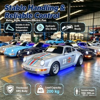 Mini kart électrique 964 avec fonction musicale, 72V, 80KM/H haute vitesse, 2 places, construction en plastique et métal, lithium