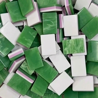 Tuiles de mahjong américaines personnalisées en acrylique, ensemble de 160 pièces, boîte en alliage d'aluminium pour soirée de jeu