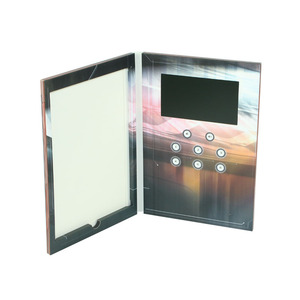 Fabricante de diseño de tapa blanda 7 pulgadas pantalla Lcd vídeo folleto tarjeta para promoción <span class=keywords><strong>inmobiliaria</strong></span> edificio Hotel - Product Image 6