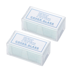 Consommables de pathologie de laboratoire de différentes tailles de verre de couverture jetable 24x40mm pour <span class=keywords><strong>microscope</strong></span> - Product Image 1