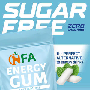Suministro de fábrica OEM Precio al por mayor Goma energética con mentas árticas Soporta impulso de energía y goma biodegradable de aliento fresco - Product Image 3