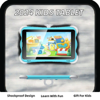 2024 niños Tablet PC barato 7 pulgadas Android 4G WiFi Tablet GooglePlay tarjeta SIM 256GB memoria 8GB capacitiva para la educación de los niños