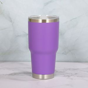 AI-MICH Custom Logo 20oz 30oz Insulated Travel Mug Stainless Steel Travel Cup with Lid Promotional Metal Tumbler - Product Image 2