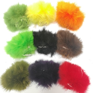 Venta al por mayor esponjoso 4-5 "pavo sangre plumas marabú ensartado plumas para atar moscas pesca artesanías carnaval disfraz decoraciones - Product Image 1