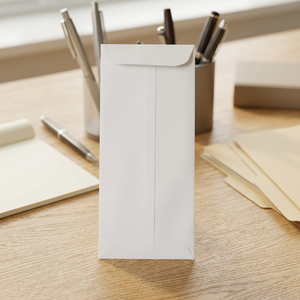 Sobres de Papel Kraft Blanco Personalizados |   Correo Empresarial y de Oficina |   Sobres Impresos con Estampado en Caliente y Autosellables - Product Image 1
