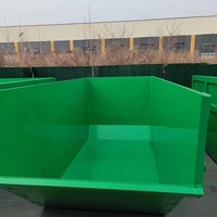 Collecte des déchets de construction Poubelles à sauter Jetable Camion à benne basculante Personnalisé Roll off Benne à ordures Poubelle