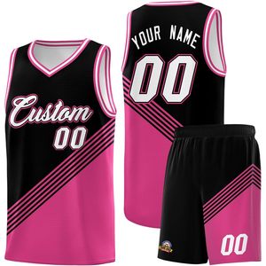 Conjuntos de uniformes de baloncesto reversibles personalizados Jersey personalizado con nombre de equipo y logotipo de número para hombres, mujeres, niñas y niños - Product Image 3