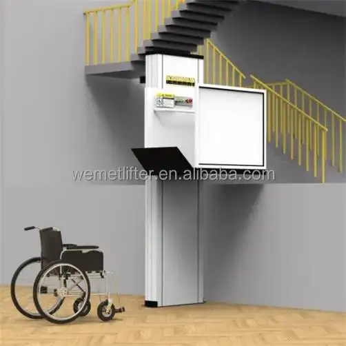 WEMET 250kg hydraulic outdoor vertical wheelchair disabled lift elevator price