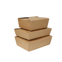 New Arrival Lunch Box Grey Corrugated Cardboard Kraft Paper Soft Folding Fancy Packaging Embossed Folding Kraft for Food Storage