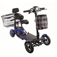 Mini Smart Auto Vouwbare Lithium Batterij 4 Wiel Lage Prijs Elektrische Scooter Mobiliteit