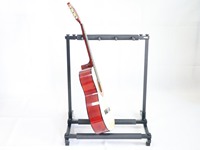 Mudah Dipasang dan Dilepas Rak Multi Head Gitar Tiga Tempat Merk JH Warna Hitam