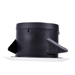 Conception moderne Conduit mural de ventilation Sortie de climatisation extérieure Système de CVC Vanne à disque de réglage de la bouche d'aération ronde Capot circulaire - Product Image 4