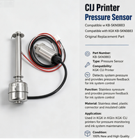 Capteur de pression pour imprimante CIJ compatible avec KGK KB-SKN0883, pièce de rechange d'origine