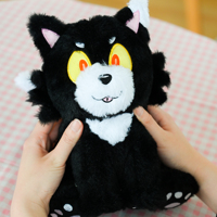 Jouet loup en peluche certifié OEM ODM Cadeau en peluche personnalisé Animal en peluche délicat et mignon pour les amis