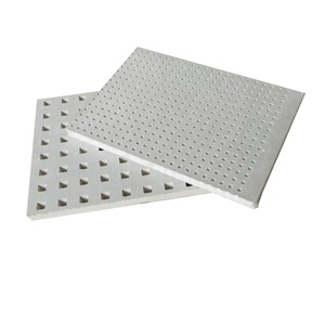 12Mm Tường Thạch Cao Acoustic Đục Tấm Thạch Cao Trung Quốc Nhà Sản Xuất Vuông Trần Gạch Khách Sạn Trang Trí - Product Image 1
