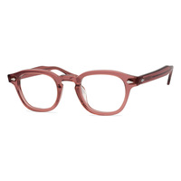 Lunettes à verres transparents avec rivets, style japonais et rétro, à la mode, couleurs acidulées, 1 paire