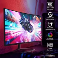 Moniteur incurvé Prix de gros Écran d'affichage 4k Ordinateur PC 2k 144hz 24 pouces Écran LCD personnalisé 34 Ips 2560 Deux 19 Moniteur LCD ultra-large