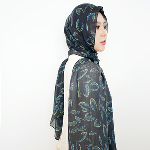 Lightweight Custom Printed Modal <strong>Pashmina</strong> Hijab Print <strong>Paisley</strong> Pattern Hijab Muslim Women <strong>Scarf</strong> Printed Modal Hijab - Product Image 3