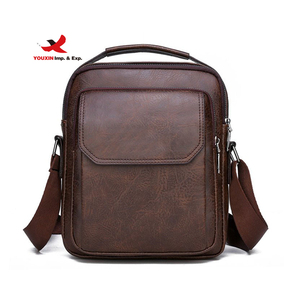 Nouveau sac à main de grande capacité de haute qualité personnalisé en cuir PU, portefeuille et sac à bandoulière pour homme - Product Image 1