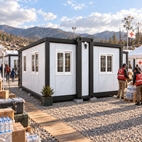 Maison conteneur à montage rapide, bureau préfabriqué portable pour projets de construction et d'ingénierie
