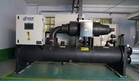 Enfriador de Agua por Tornillo con Compresor Inverter de Velocidad Variable, Solución de Refrigeración Industrial Automática de Alta Productividad